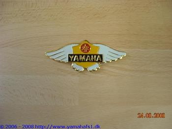 Yamaha emblem i metal med vinger