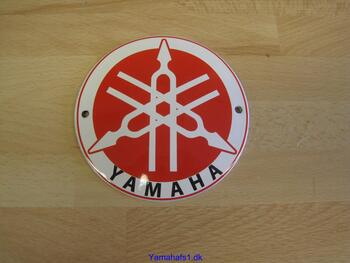 Yamaha Emaljeskilt rundt Ø 10cm
