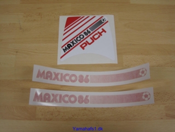 Maxico VM86 staffering  Komplet sæt.