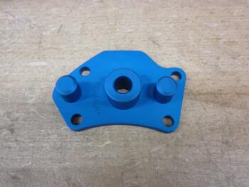 Indsugningsplade ulovlig Ø10 mm 100% pasform blåeloxeret