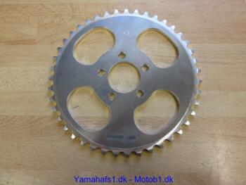 Bagtandhjul 43tands i Aluminium, Specielt lavet til dansk 2gears nav.