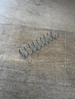 Fjeder for Gasspjæld