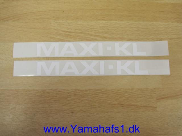 Maxi KL til sideskjolde hvid 1 sæt