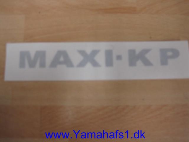 Maxi K eller P til sideskjolde sølvgrå 1 sæt