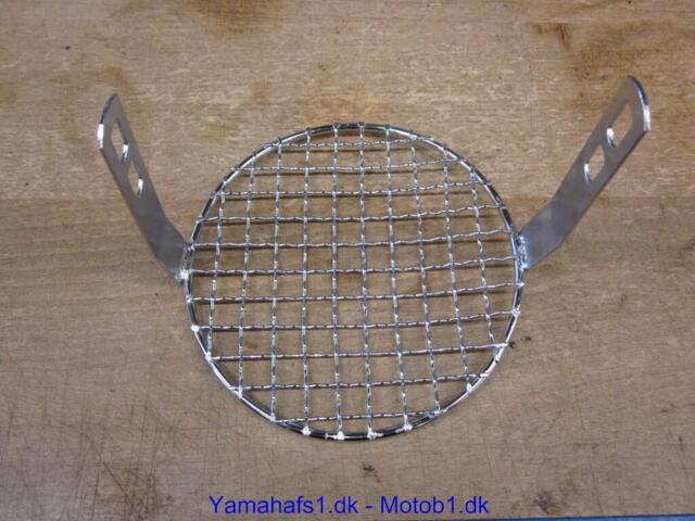 Lygte gitter chrom Ø15cm