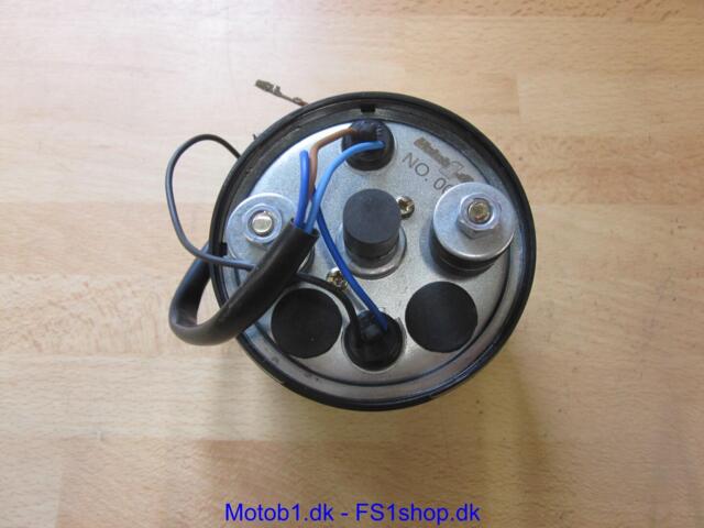Speedometer i sort plastik original look. Nyproduktion!