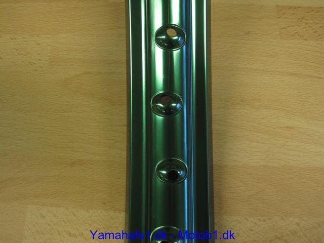 Aluminiumsfælg grøn eloxeret 17x1,20