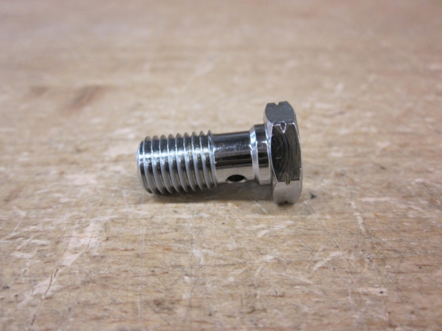 Banjobolt til bremseslange M10 x 1,25mm original model i gevindstigning.