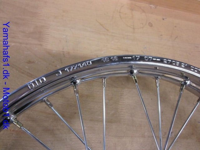 DX forhjul med DID fælg