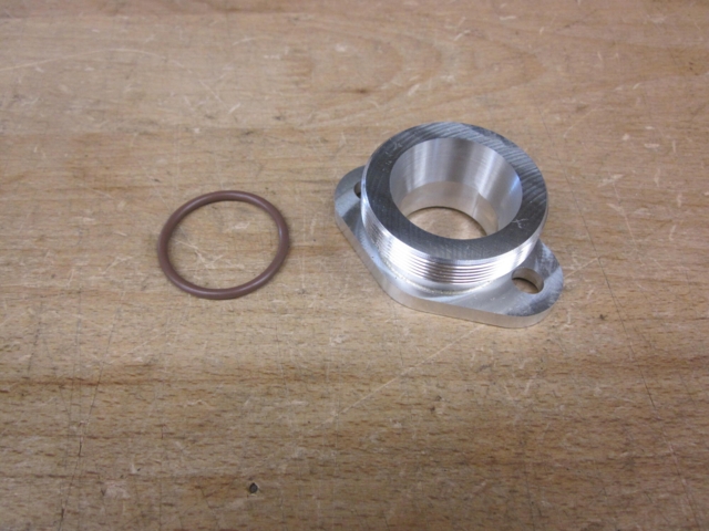 Udstødningsflange ALU incl pakning