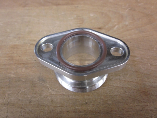 Udstødningsflange ALU incl pakning