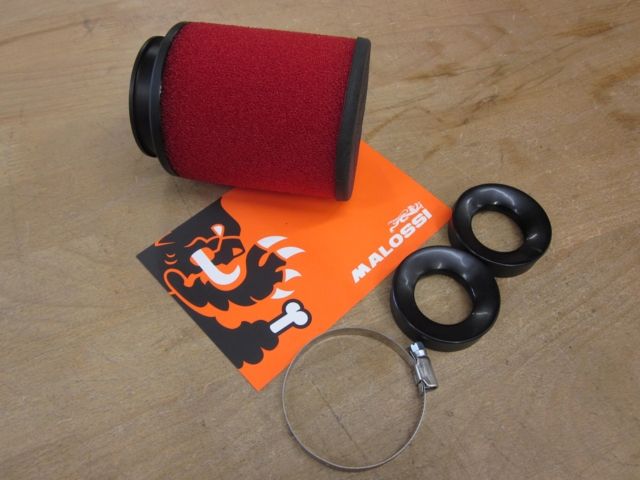 Malossi skumfilter ø60 mm - Rød