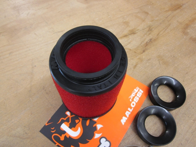 Malossi skumfilter ø60 mm - Rød