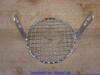 Lygte gitter chrom Ø15cm