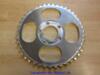 Bagtandhjul 43tands i Aluminium, Specielt lavet til dansk 2gears nav.
