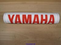 Yamaha styrpude 26cm hvid/rød