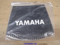 Stænklap Yamaha sort retro stor 25cm