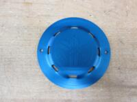 Magnetdæksel aluminium med udluftning sixstar Blåeloxeret