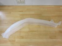 Bagskærm i plast Yamaha 2gear. Lys plast.